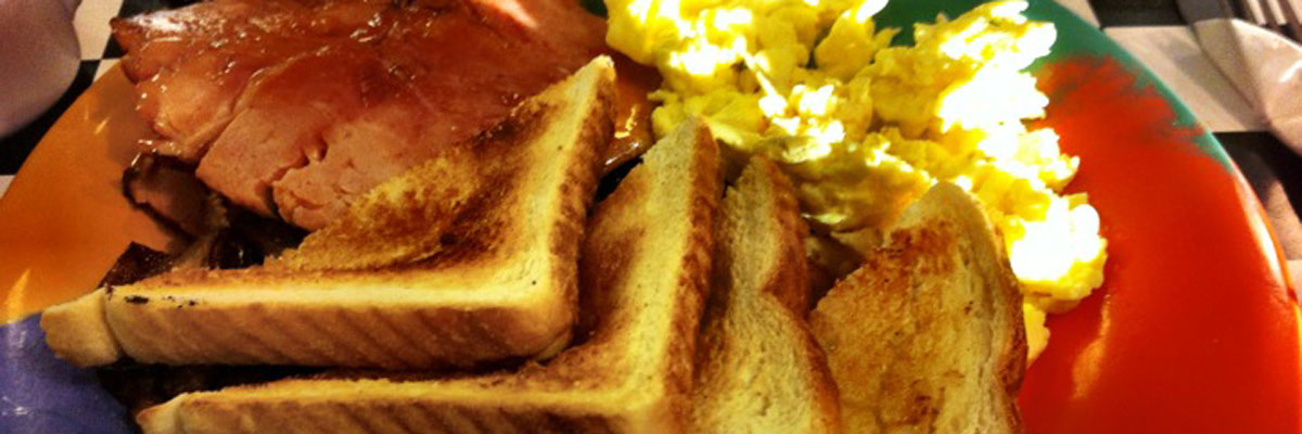 Broadway Cafe breakfast toast eggs polish sausage